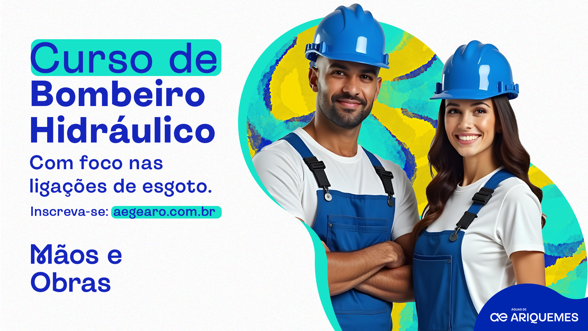 Águas de Ariquemes abre inscrições para curso gratuito de Bombeiro Hidráulico